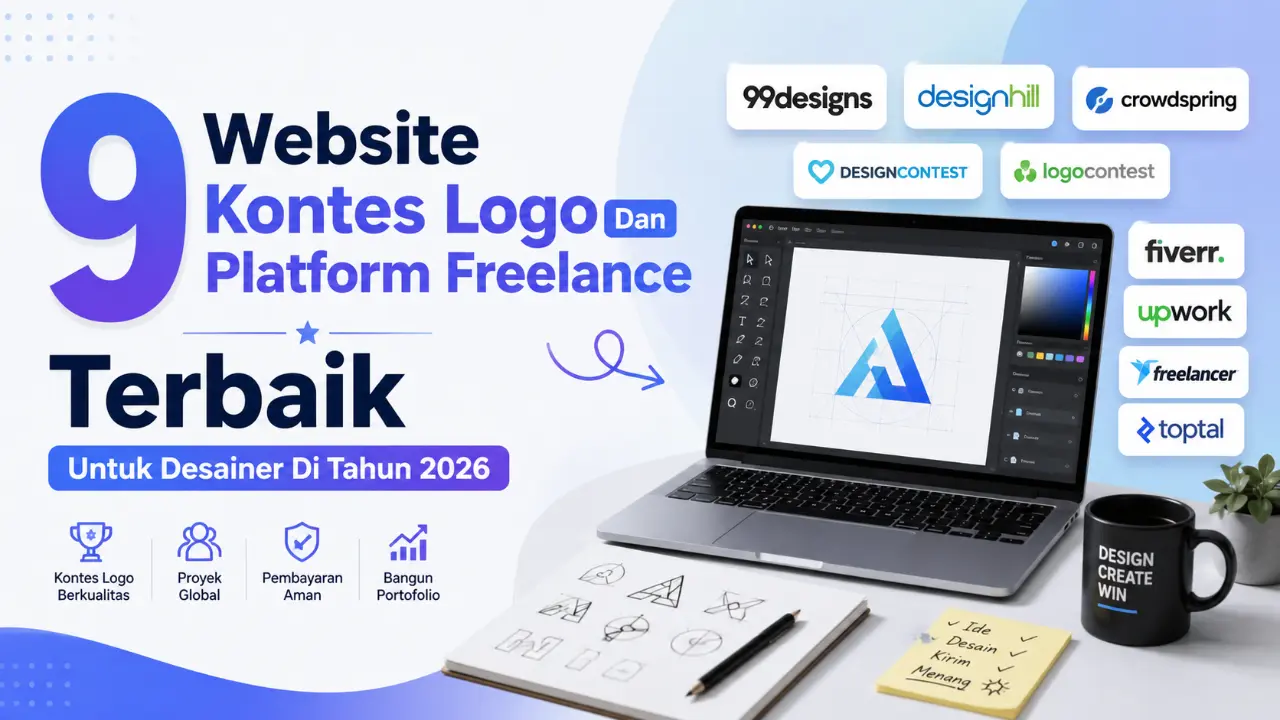 9 Website Kontes Logo dan Platform Freelance Terbaik untuk Desainer di Tahun 2026-1